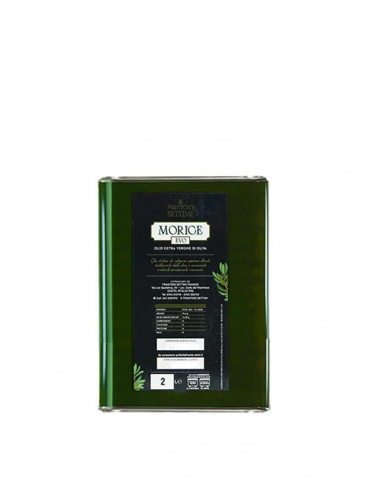 Olio Morice Extra Vergine di Oliva in lattina 2 Litri 2024/2025